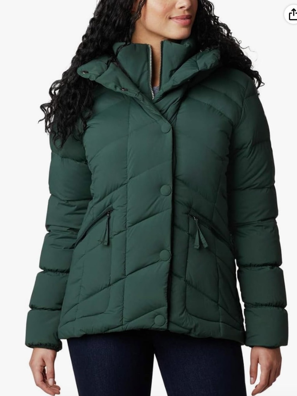 NWOT Columbia Ember Springs parka spruce green XS